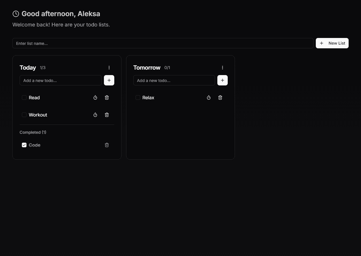 NextDay app screenshot